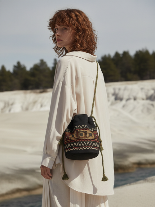 Le Rabari Drawstring Bag रबारी